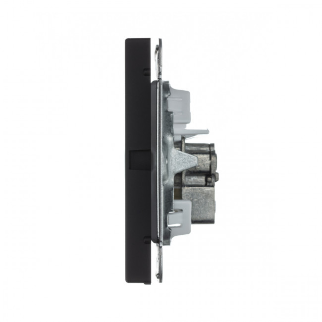 TV РОЗЕТКА оконечная 1DB , Art Gallery, цвет Карбон, GAL001091