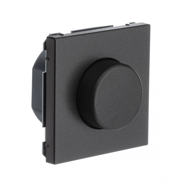 СВЕТОРЕГУЛЯТОР (диммер) поворотно-нажим., LED, RC, 400 Вт , Art Gallery, цвет Мокко, GAL000623