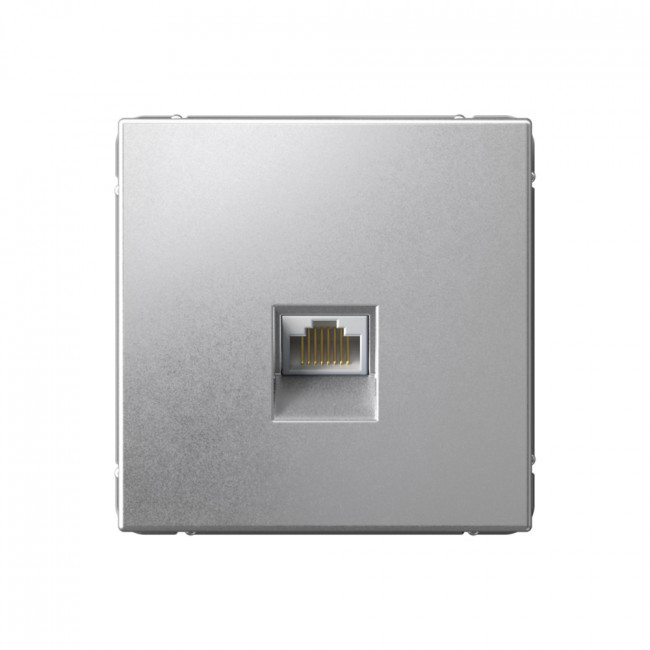 ARTGALLERY РОЗЕТКА компьютерная RJ45, кат. 5е, механизм, АЛЮМИНИЙ, GAL000383