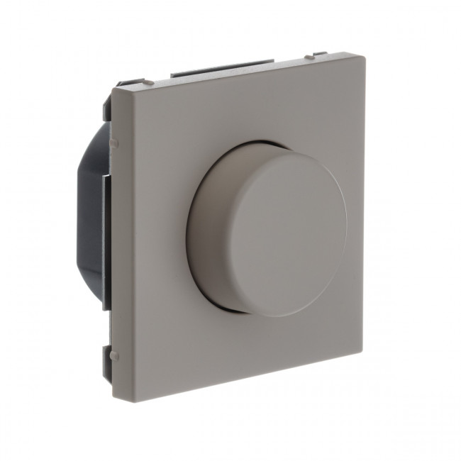 СВЕТОРЕГУЛЯТОР (диммер) поворотно-нажим., LED, RC, 400 Вт , Art Gallery, цвет Песочный, GAL001223