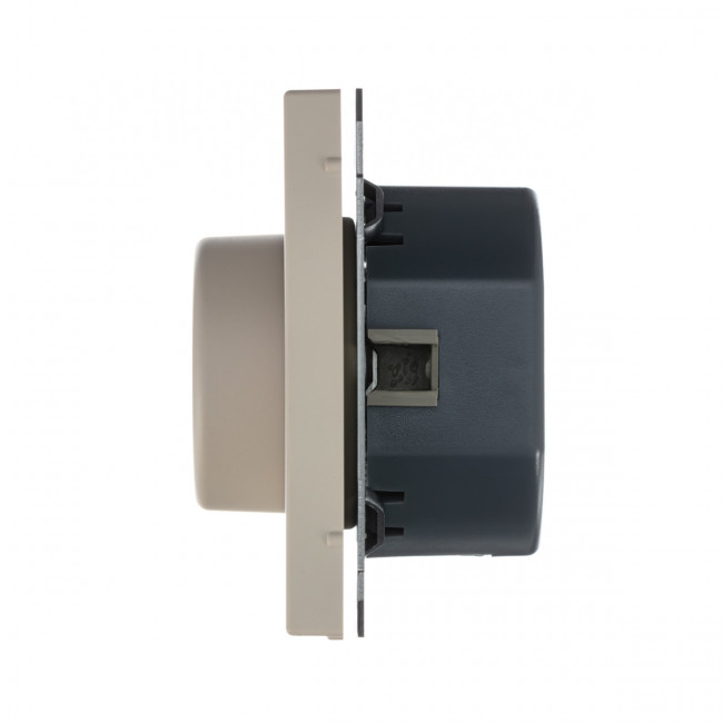 СВЕТОРЕГУЛЯТОР (диммер) поворотно-нажим., LED, RC, 400 Вт , Art Gallery, цвет Песочный, GAL001223