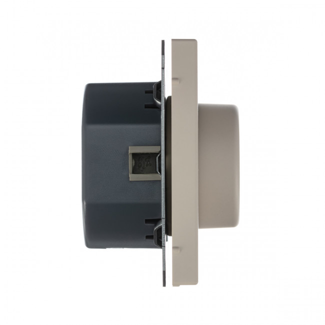 СВЕТОРЕГУЛЯТОР (диммер) поворотно-нажим., LED, RC, 400 Вт , Art Gallery, цвет Песочный, GAL001223