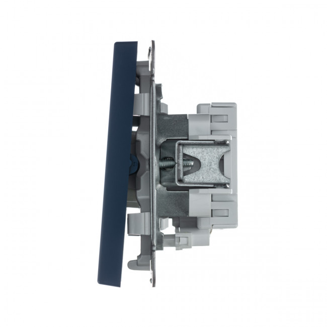 1-клавишный ВЫКЛЮЧАТЕЛЬ с подсветкой, сх. 5а, 10АХ , Art Gallery, цвет Аквамарин, GAL001113