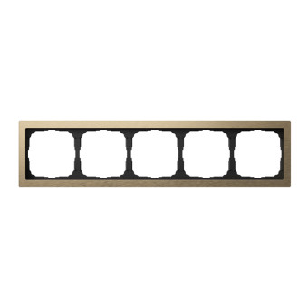 ARTGALLERY PURE 5-постовая РАМКА, МЕТАЛЛ ЛАТУНЬ, Systeme Electric, GAL312205