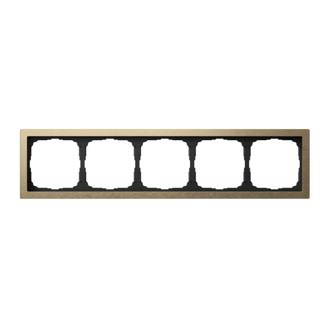 ARTGALLERY PURE 5-постовая РАМКА, МЕТАЛЛ ЛАТУНЬ, Systeme Electric, GAL312205