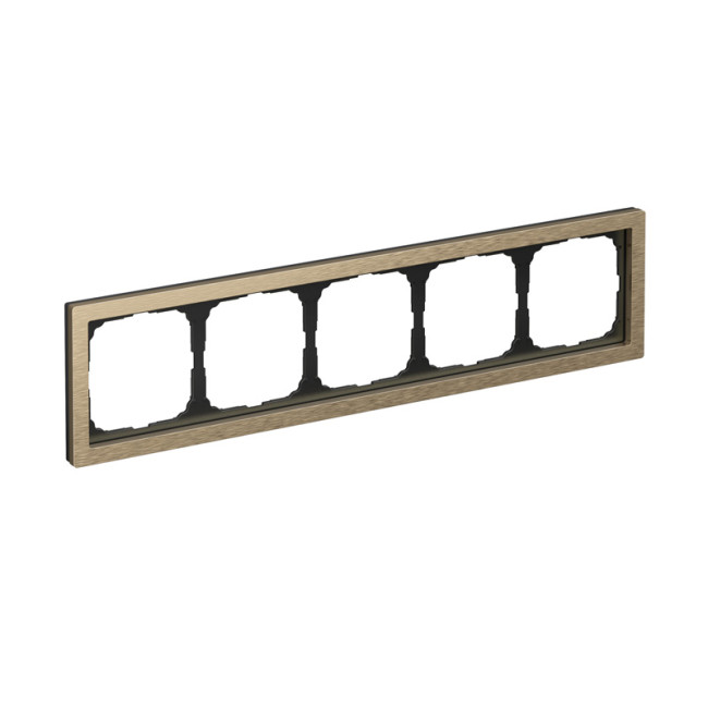 ARTGALLERY PURE 5-постовая РАМКА, МЕТАЛЛ ЛАТУНЬ, Systeme Electric, GAL312205