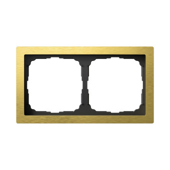 ARTGALLERY PURE 2-постовая РАМКА, МЕТАЛЛ ЗОЛОТО, Systeme Electric, GAL312402