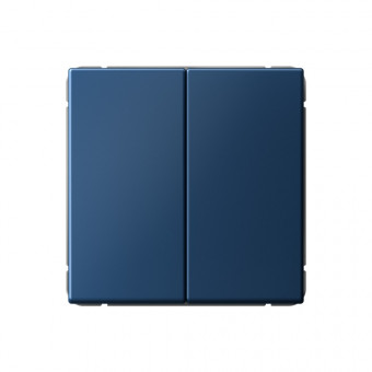 2-клавишный ВЫКЛЮЧАТЕЛЬ с самовозвратом, сх. 2, 10АХ , Art Gallery, цвет Аквамарин, GAL001117