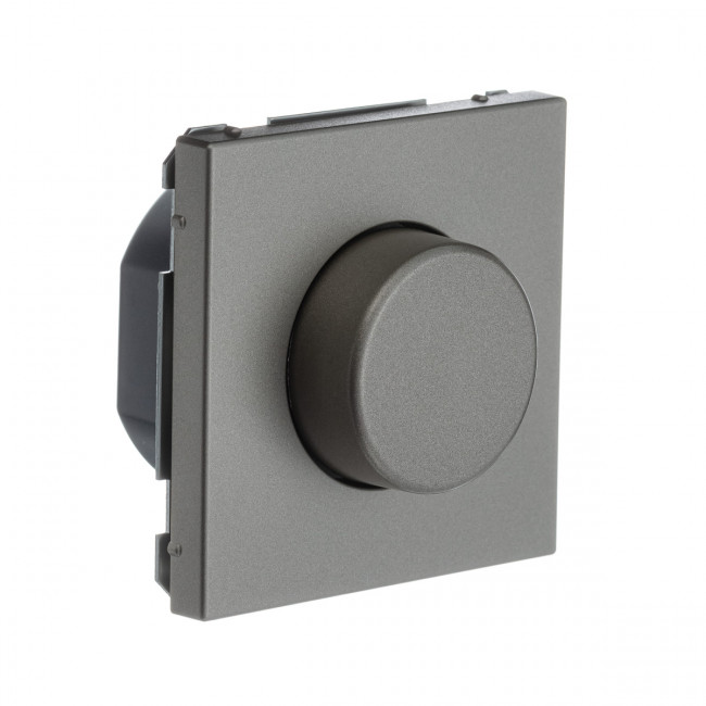 СВЕТОРЕГУЛЯТОР (диммер) поворотно-нажим., LED, RC, 400 Вт , Art Gallery, цвет Шампань, GAL000523