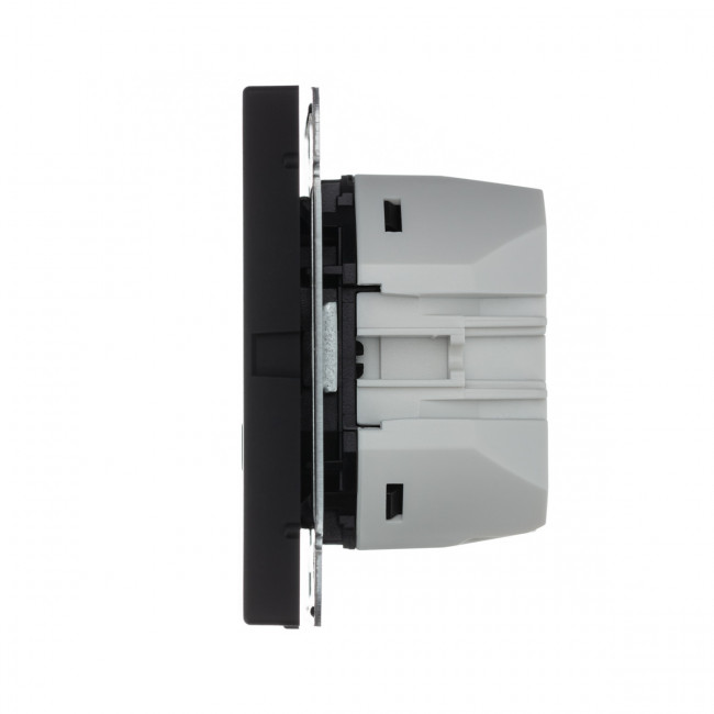 Art Gallery USB РОЗЕТКА тип-С 65Вт высокоскор.заряд. QC, PD, механизм, КАРБОН, GAL001027