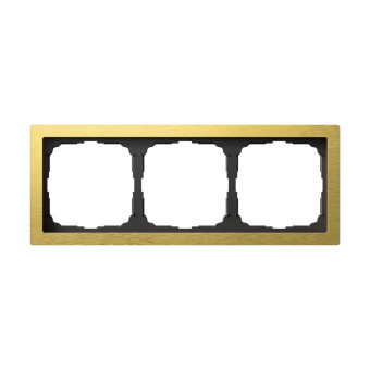 ARTGALLERY PURE 3-постовая РАМКА, МЕТАЛЛ ЗОЛОТО, Systeme Electric, GAL312403