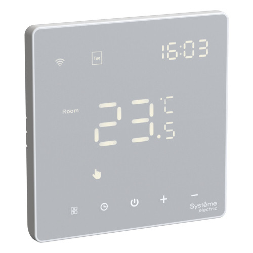 ARTGALLERY ТЕРМОСТАТ программируемый с Wi-Fi для электрического теплого пола, 16 А, моноблочный, БЕЛЫЙ, GAL000138