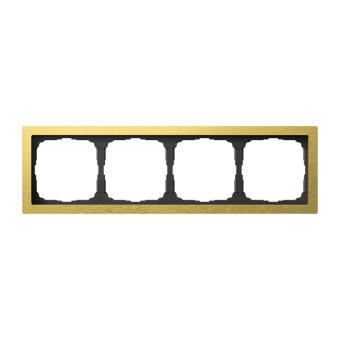 ARTGALLERY PURE 4-постовая РАМКА, МЕТАЛЛ ЗОЛОТО, Systeme Electric, GAL312404