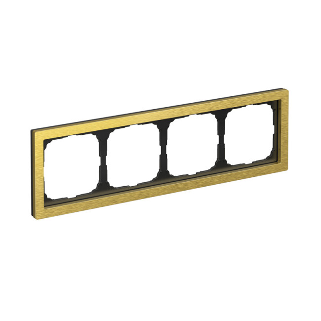 ARTGALLERY PURE 4-постовая РАМКА, МЕТАЛЛ ЗОЛОТО, Systeme Electric, GAL312404