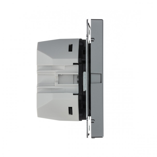 Art Gallery USB РОЗЕТКА тип-С 65Вт высокоскор.заряд. QC, PD, механизм, СТАЛЬ, GAL000927