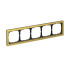 ARTGALLERY PURE  5-постовая РАМКА, МЕТАЛЛ ЗОЛОТО, Systeme Electric, GAL312405