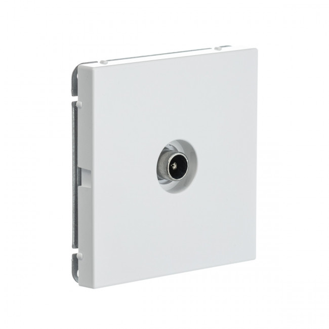 TV РОЗЕТКА проходная 4DB , Art Gallery, цвет  белый, GAL000192