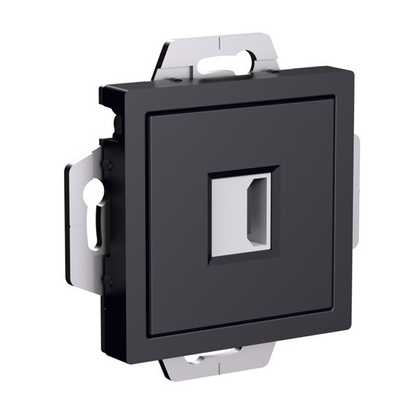 ATN001080 - РОЗЕТКА HDMI, механизм, КАРБОН