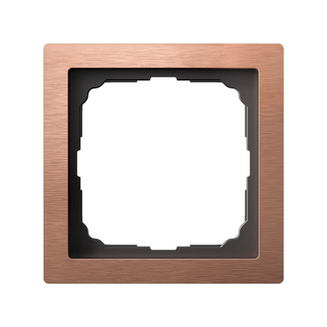ARTGALLERY PURE 1-постовая РАМКА, МЕТАЛЛ МЕДЬ, Systeme Electric, GAL312501