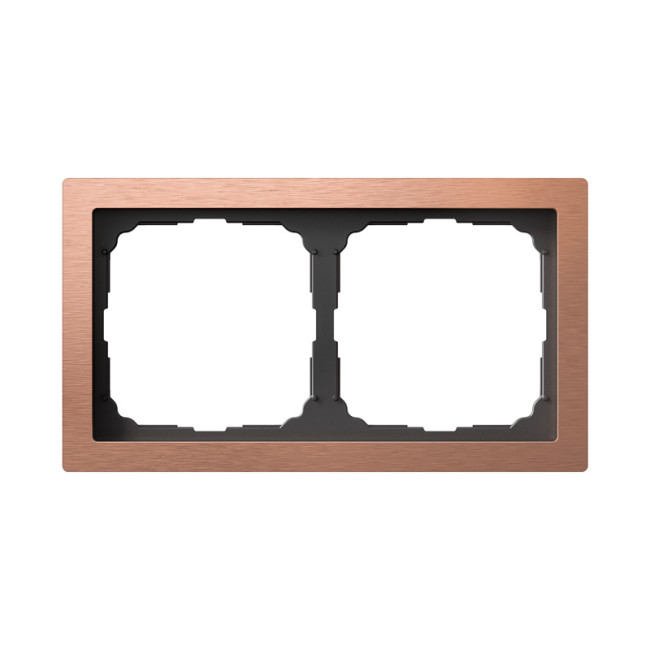 ARTGALLERY PURE 2-постовая РАМКА, МЕТАЛЛ МЕДЬ, Systeme Electric, GAL312502