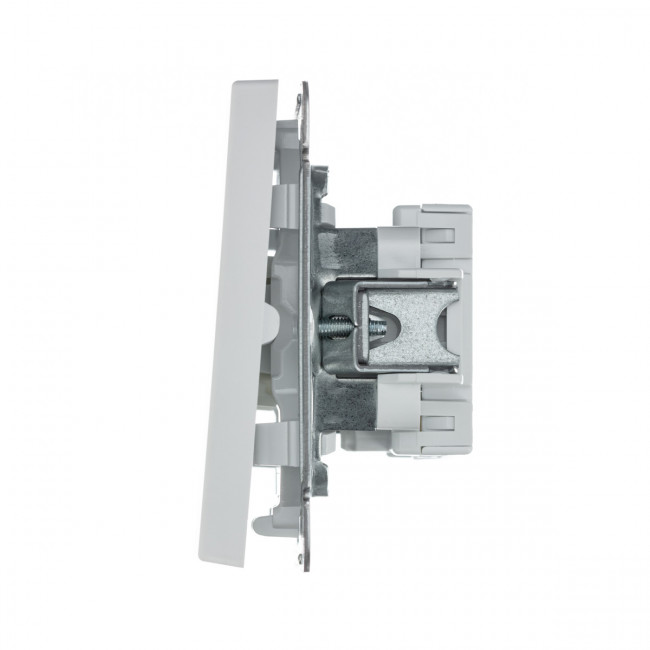 2-клавишный ВЫКЛЮЧАТЕЛЬ с самовозвратом, сх. 2, 10АХ , Art Gallery, цвет Лотос, GAL001317