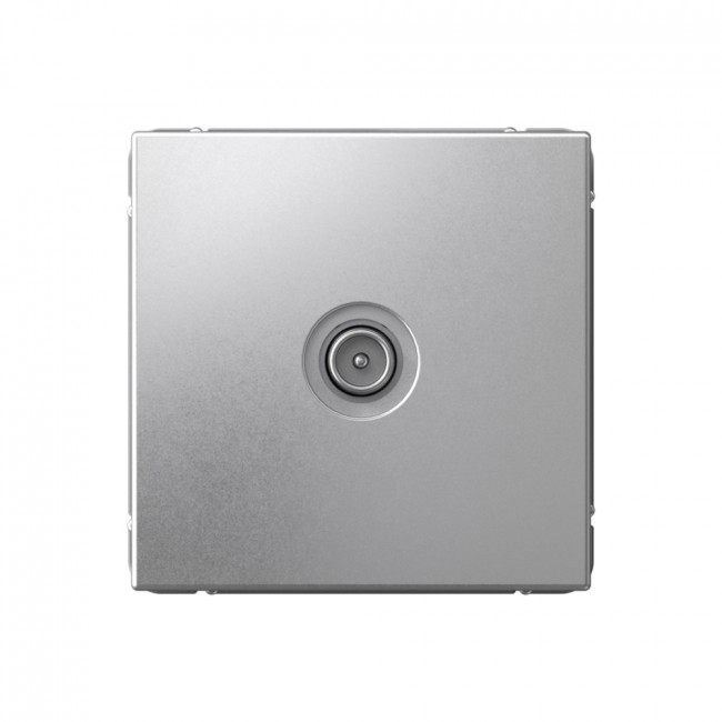 TV РОЗЕТКА проходная 4DB , Art Gallery, цвет Алюминий, GAL000392