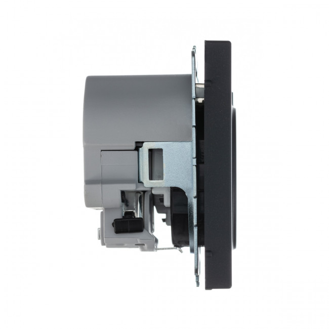 РОЗЕТКА 16 А с 2 USB А+С, 5 В, 1 порт 2,4/3,0 А, 2 порта 1,5 А , Art Gallery, цвет Базальт, GAL001432