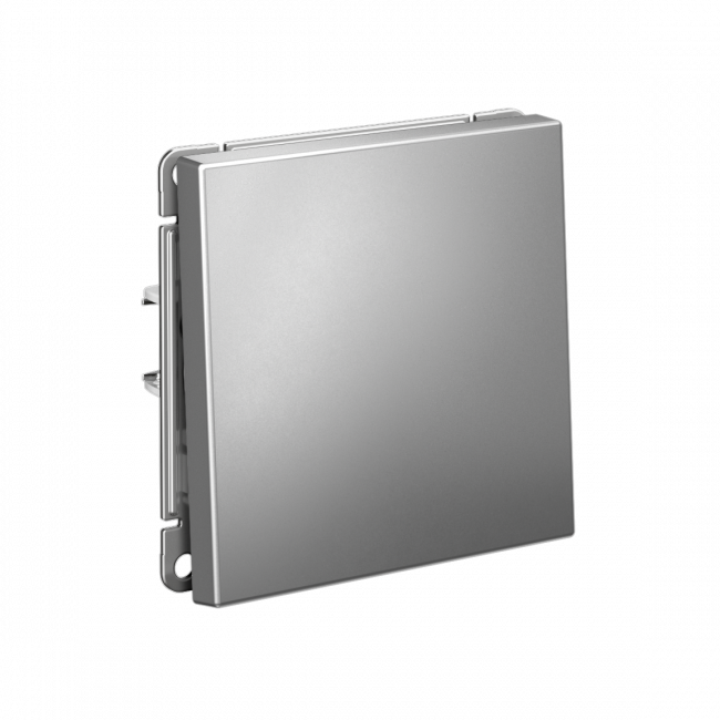 ARTGALLERY 1-клавишный ПЕРЕКЛЮЧАТЕЛЬ, 10АХ, механизм, быстрозажим. клем., СТАЛЬ, GAL000961S