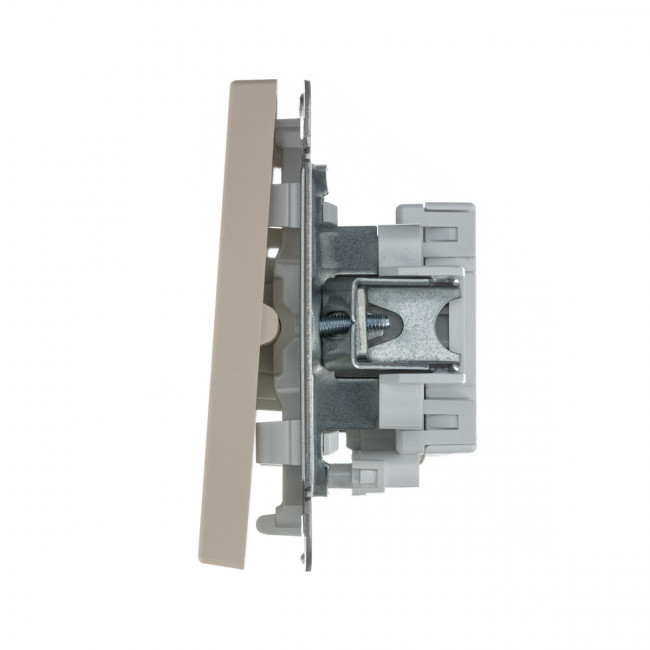 1-клавишный ВЫКЛЮЧАТЕЛЬ с подсветкой, сх. 5а, 10АХ , Art Gallery, цвет Песочный, GAL001213