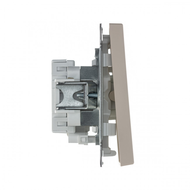 1-клавишный ВЫКЛЮЧАТЕЛЬ с подсветкой, сх. 5а, 10АХ , Art Gallery, цвет Песочный, GAL001213