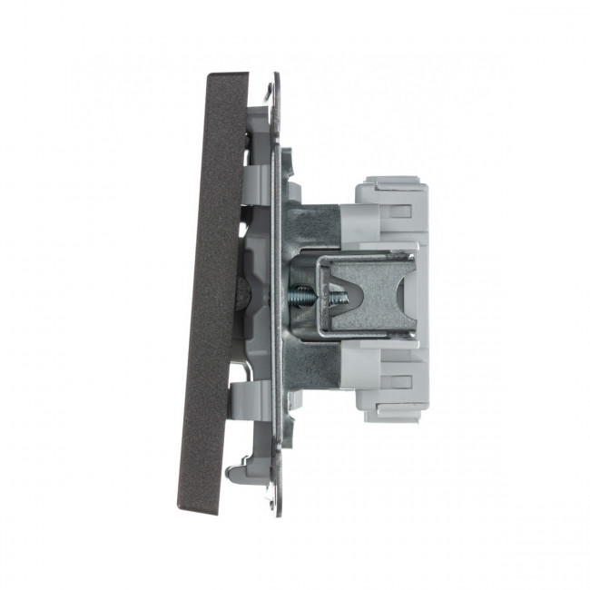 2-клавишный ВЫКЛЮЧАТЕЛЬ с самовозвратом, сх. 2, 10АХ , Art Gallery, цвет Мокко, GAL000617