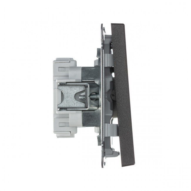 2-клавишный ВЫКЛЮЧАТЕЛЬ с самовозвратом, сх. 2, 10АХ , Art Gallery, цвет Мокко, GAL000617