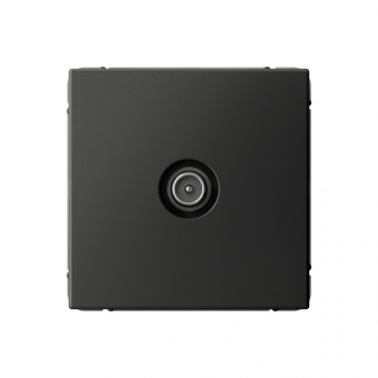 TV РОЗЕТКА проходная 4DB , Art Gallery, цвет Базальт, GAL001492