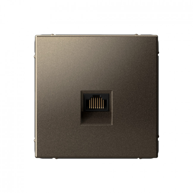 ARTGALLERY РОЗЕТКА компьютерная RJ45, кат. 5е, механизм, МОККО, GAL000683