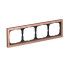 ARTGALLERY PURE 4-постовая РАМКА, МЕТАЛЛ МЕДЬ, Systeme Electric, GAL312504