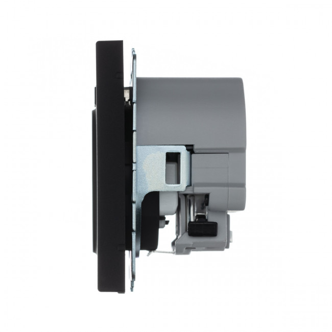 РОЗЕТКА 16 А с 2 USB А+С, 5 В, 1 порт 2,4/3,0 А, 2 порта 1,5 А , Art Gallery, цвет Карбон, GAL001032