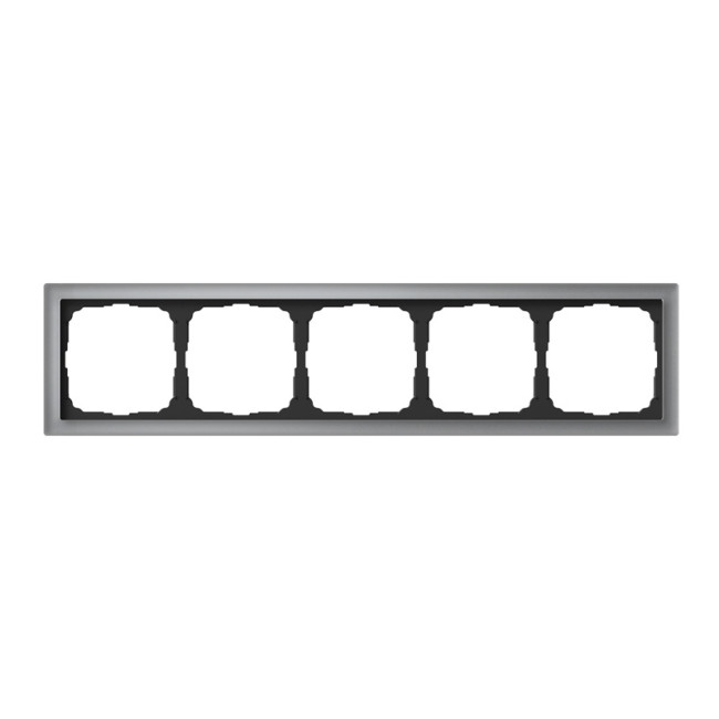 ARTGALLERY PURE 5-постовая РАМКА, ОРГАНИЧЕСКОЕ СТЕКЛО АЛЮМИНИЙ, Systeme Electric, GAL320305