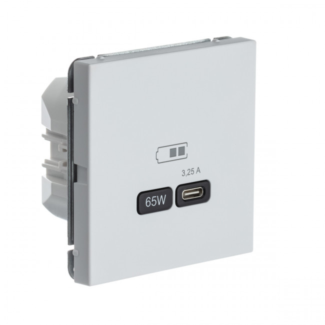 Art Gallery USB РОЗЕТКА тип-С 65Вт высокоскор.заряд. QC, PD, механизм, ЛОТОС, GAL001327