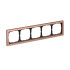 ARTGALLERY PURE  5-постовая РАМКА, МЕТАЛЛ МЕДЬ, Systeme Electric, GAL312505