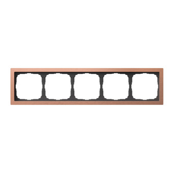 ARTGALLERY PURE  5-постовая РАМКА, МЕТАЛЛ МЕДЬ, Systeme Electric, GAL312505