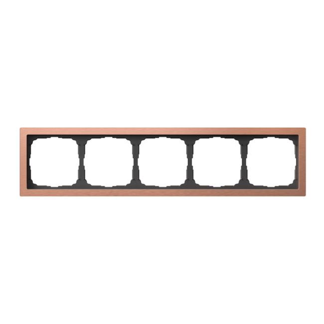 ARTGALLERY PURE  5-постовая РАМКА, МЕТАЛЛ МЕДЬ, Systeme Electric, GAL312505