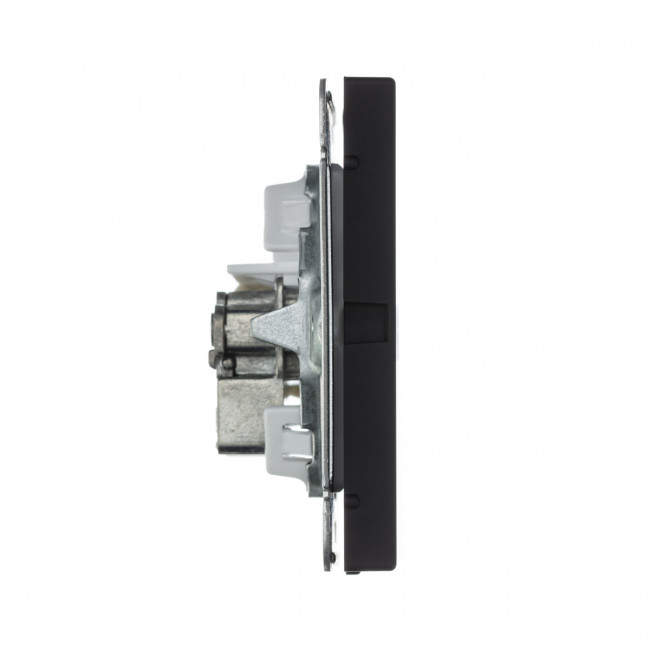 TV РОЗЕТКА проходная 4DB , Art Gallery, цвет Карбон, GAL001092