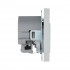 РОЗЕТКА 16 А с 2 USB А+С, 5 В, 1 порт 2,4/3,0 А, 2 порта 1,5 А , Art Gallery, цвет Лотос, GAL001332