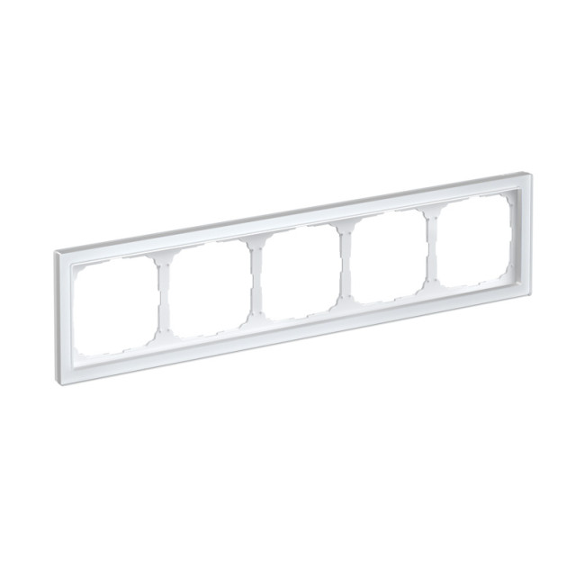 ARTGALLERY PURE 5-постовая РАМКА, ОРГАНИЧЕСКОЕ СТЕКЛО БЕЛЫЙ, Systeme Electric, GAL320105
