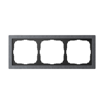 Рамка ArtGallery Pure Камень Графит, на 3 поста, GAL373103