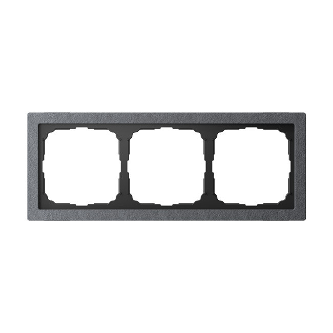 Рамка ArtGallery Pure Камень Графит, на 3 поста, GAL373103
