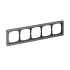 Рамка ArtGallery Pure Камень Графит, на 5 постов, GAL373105