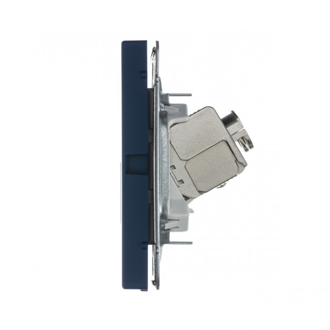 РОЗЕТКА двойная компьютерная RJ45+RJ45, кат.6А , Art Gallery, цвет Аквамарин, GAL001188