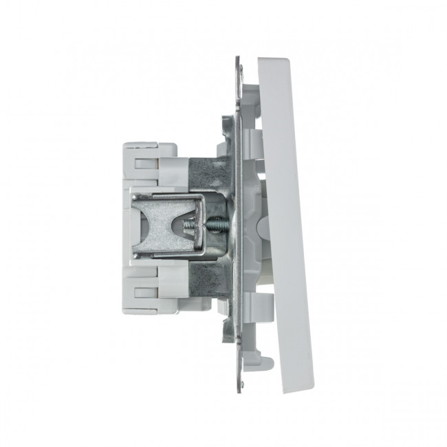 1-клавишный ВЫКЛЮЧАТЕЛЬ с самовозвратом, сх. 1, 10АХ , Art Gallery, цвет Лотос, GAL001315