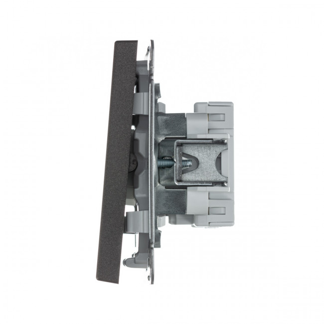 1-клавишный ВЫКЛЮЧАТЕЛЬ с самовозвратом, сх. 1, 10АХ , Art Gallery, цвет Мокко, GAL000615